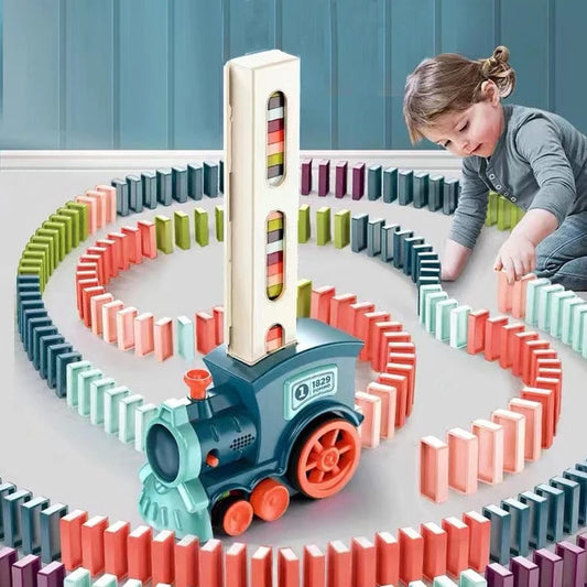 Kids Domino Toy Train for Creative Play