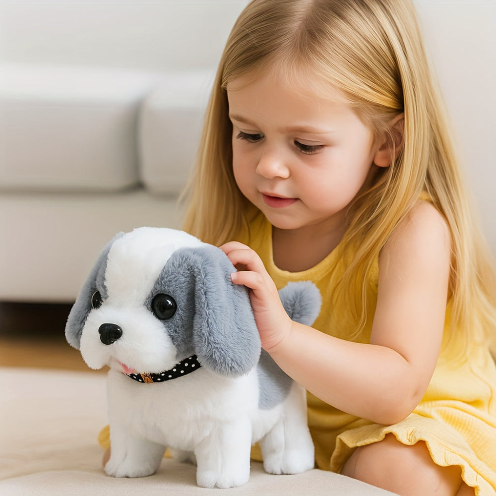 Realistic Interactive Puppy Toy Sound Motion Walking Dog