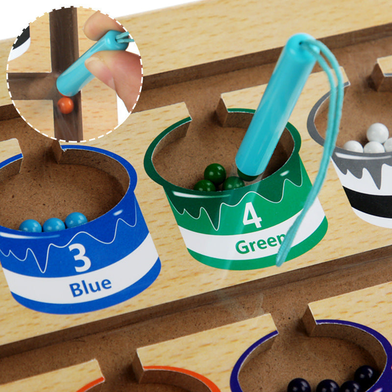 Wooden Magnetic Colour Matching Learning Toy