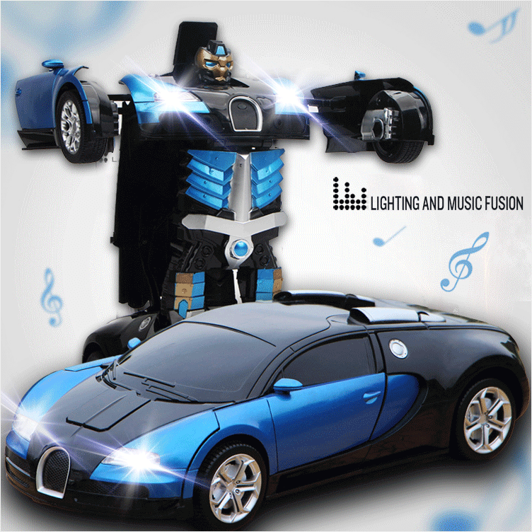 Remote Control Transforming Robot Car Toy