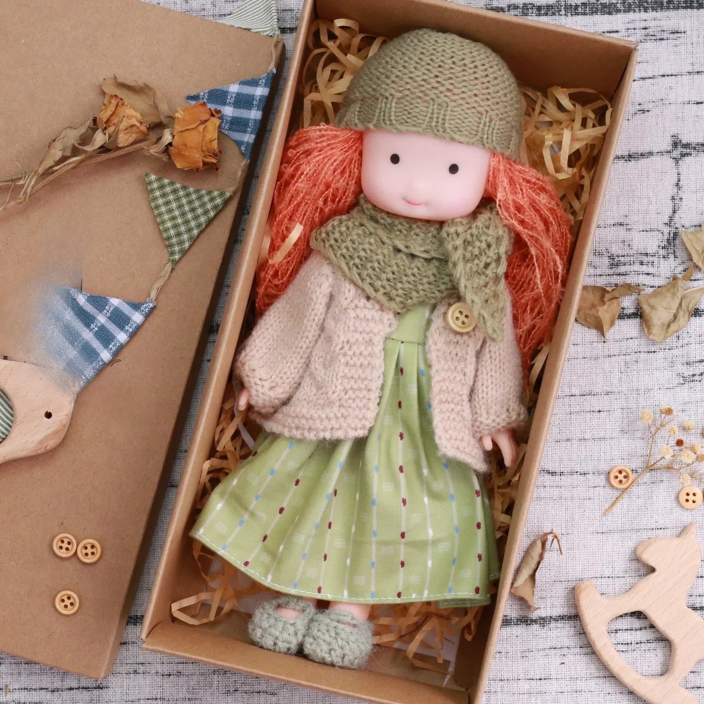 Doll Soft Plush Dress Up Gift Set