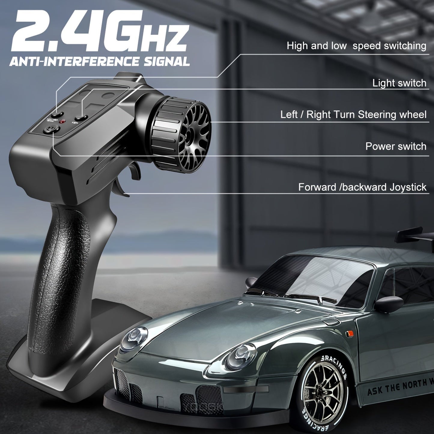 Remote Control Drift Car with Racing Kit
