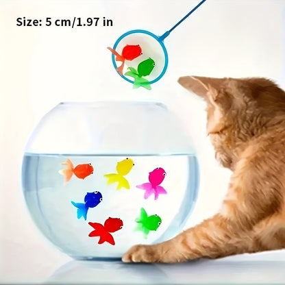 Bath Toys Floating Rubber Fish Set 12-Pack