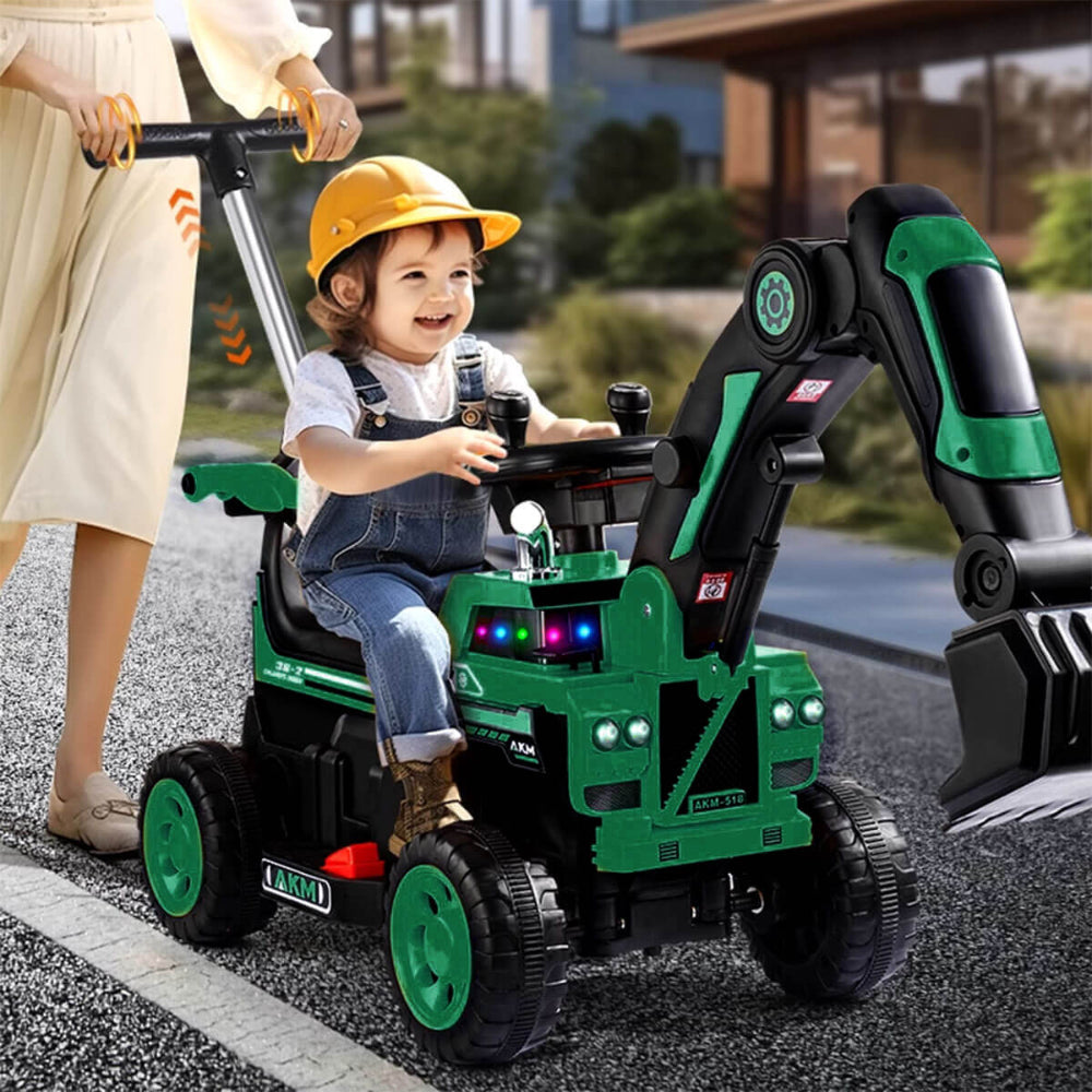 Kids Ride On Excavator Toy Christmas Gift
