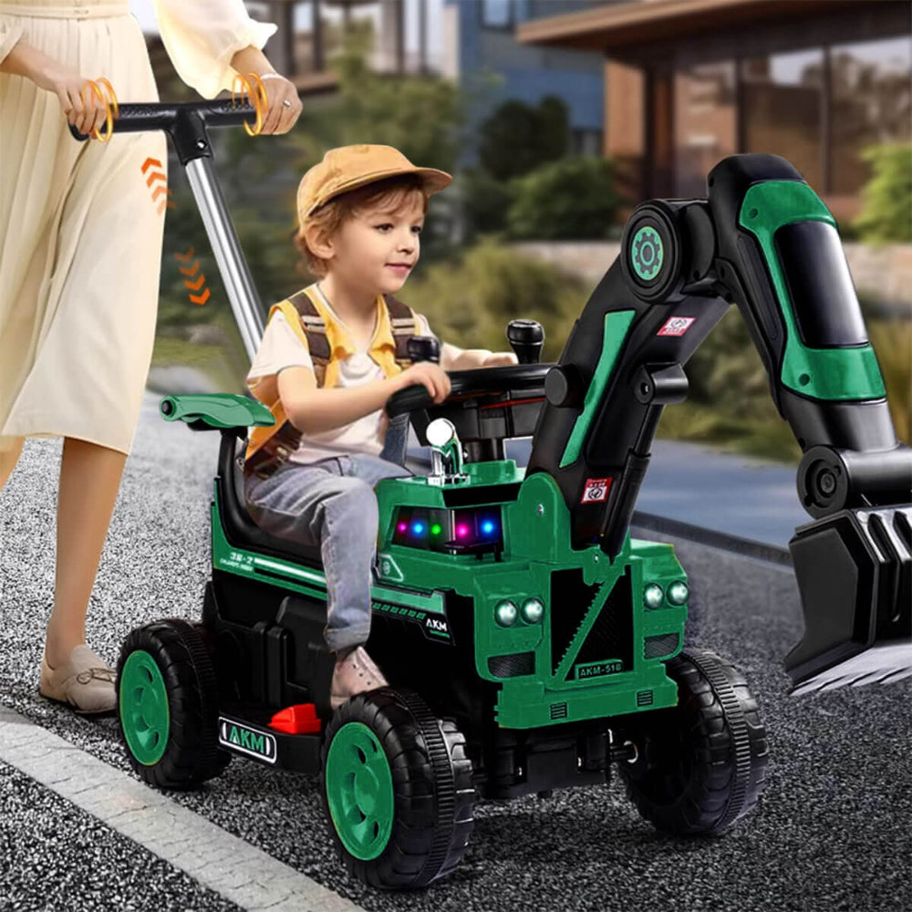 Kids Ride On Excavator Toy Christmas Gift