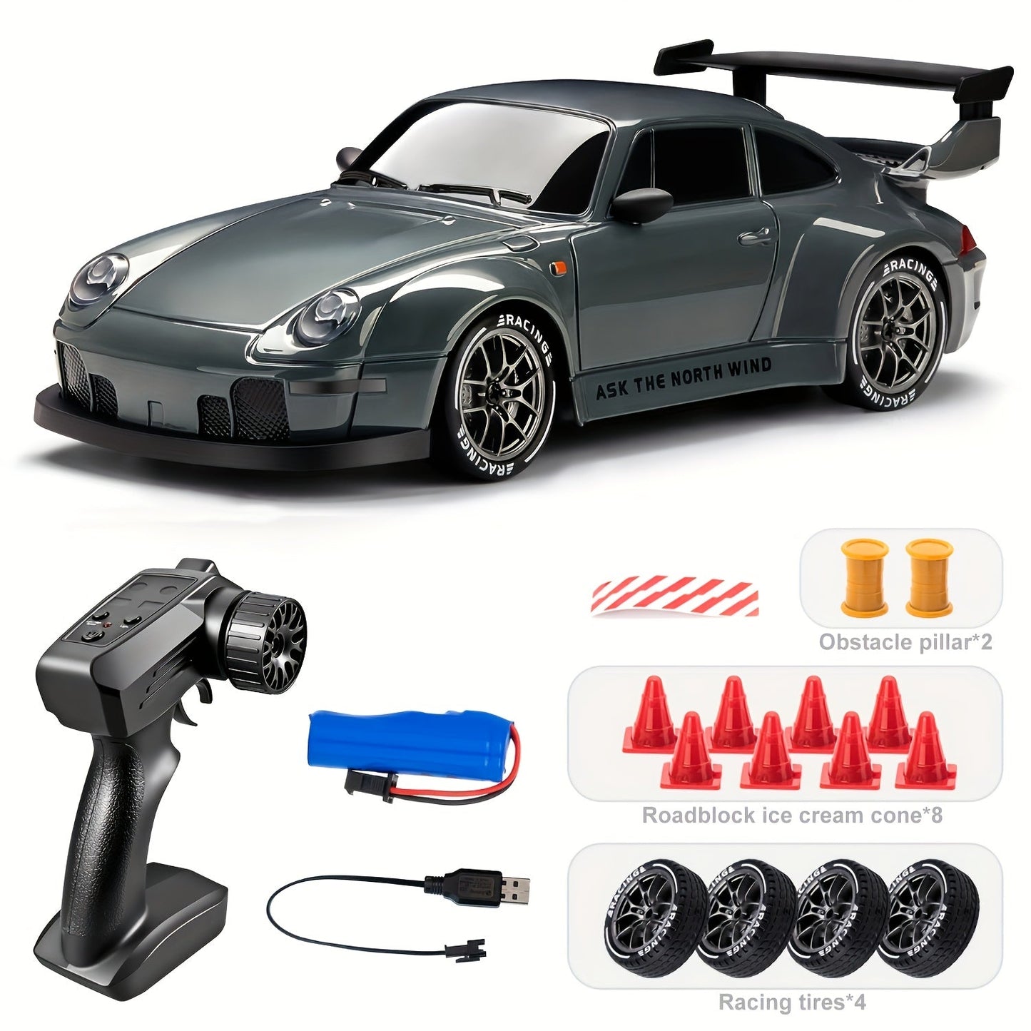 Remote Control Drift Car with Racing Kit