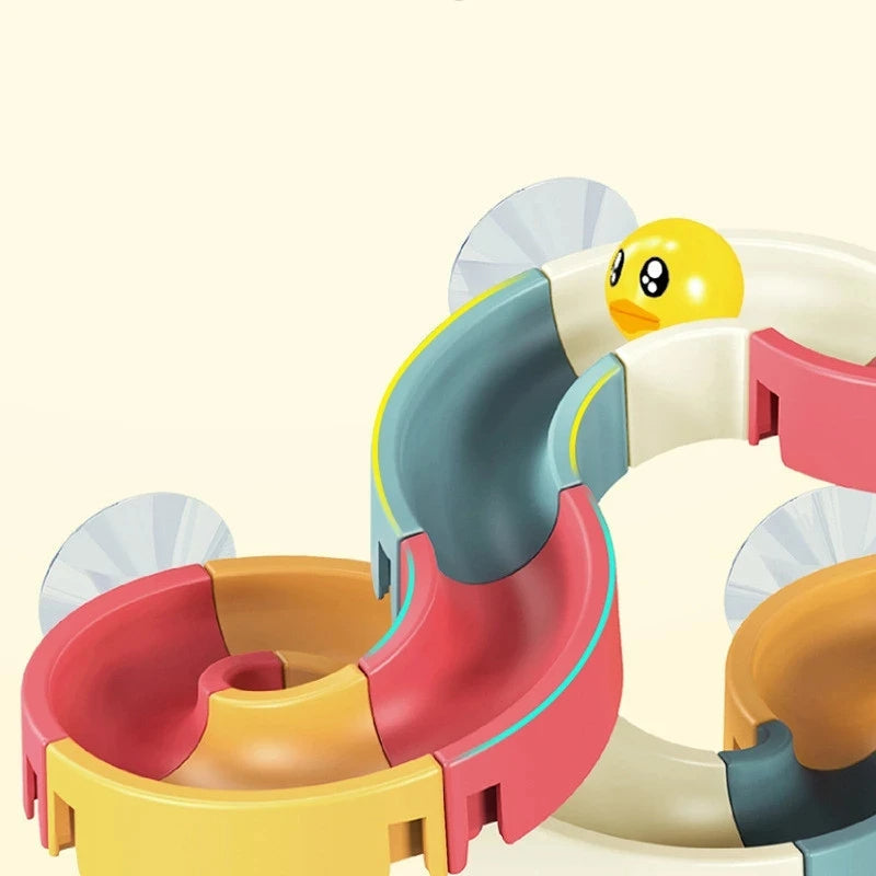 Bath Toy Colourful Plastic Duck Slide Track