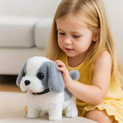 Realistic Interactive Puppy Toy Sound Motion Walking Dog
