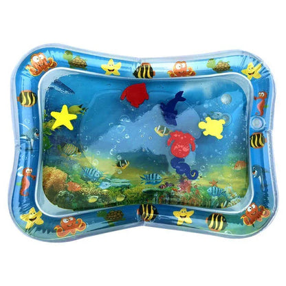 Baby Tummy Time Water Mat with Ocean Toys