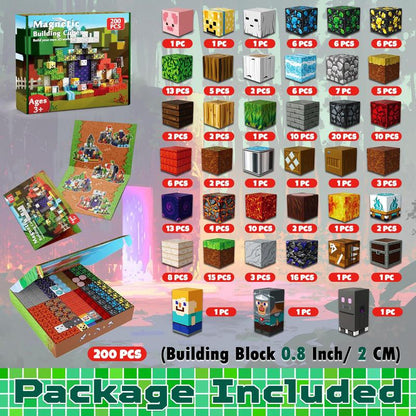 Magnetic Building Blocks Toy Set Kids