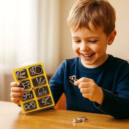Educational Kids Toy Metal Puzzle Set
