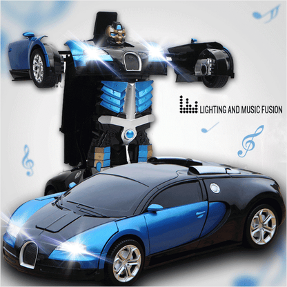 Remote Control Transforming Robot Car Toy