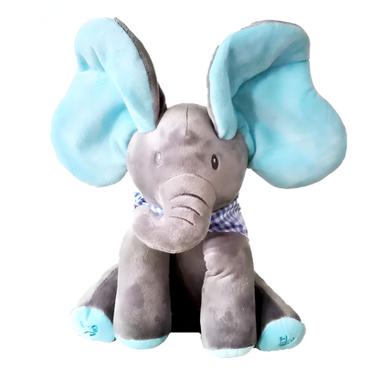 Plush Elephant Toy with Music and Movement